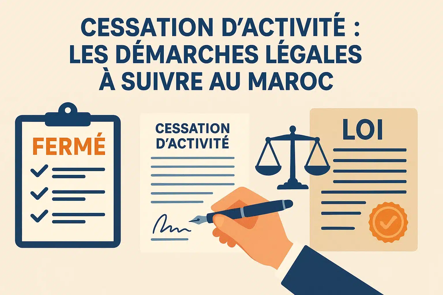 Cessation d’activité : les démarches légales à suivre au Maroc
