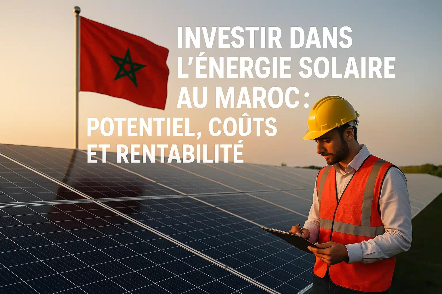 Investir dans l’énergie solaire au Maroc : potentiel, coûts et rentabilité