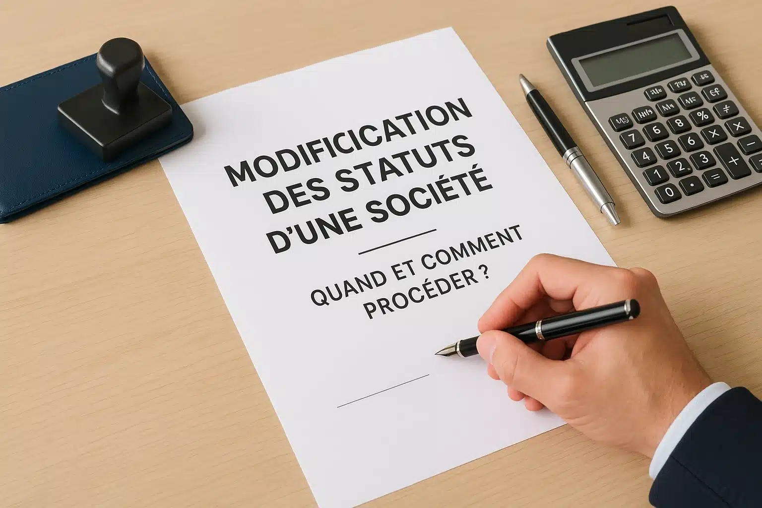 Modification des statuts d’une société : quand et comment procéder ?