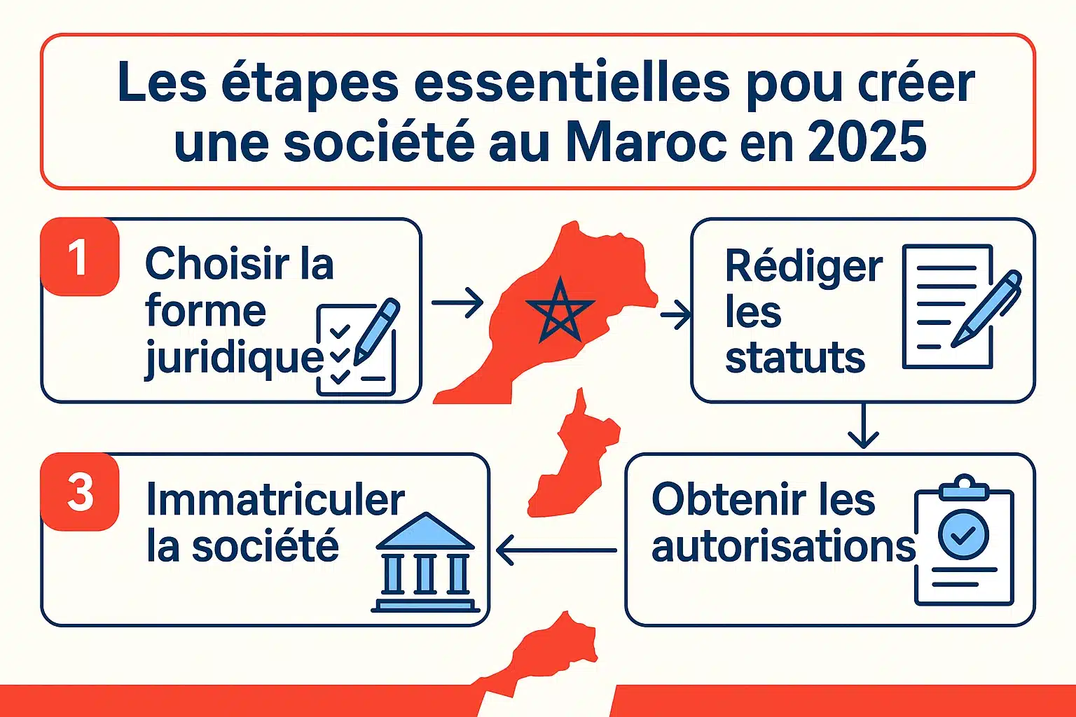 Les étapes essentielles pour créer une société au Maroc en 2025